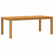 vidaXL Eettafel 200 x 100 x 75 cm Massief Eikenhout Naturel