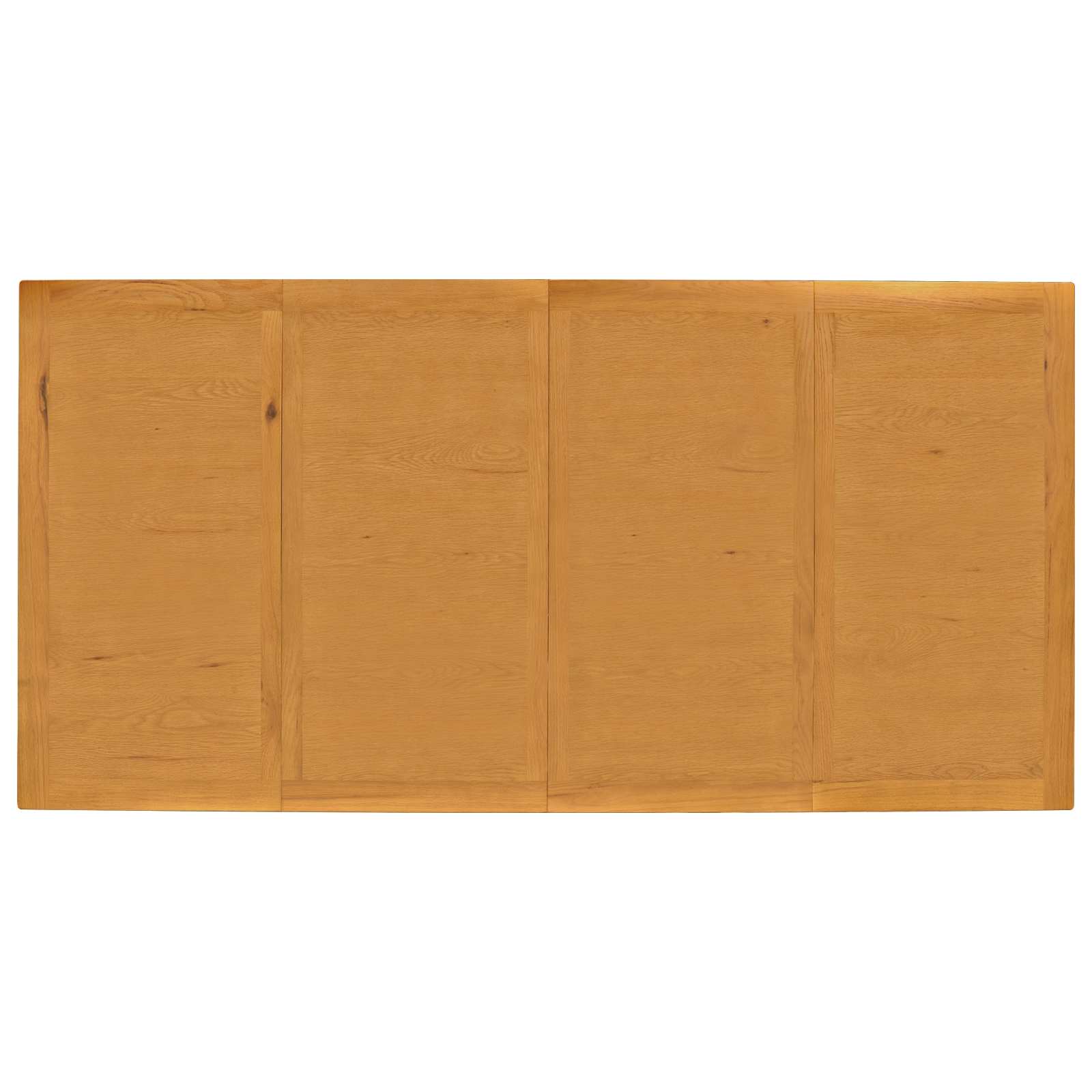 vidaXL Eettafel 200 x 100 x 75 cm Massief Eikenhout Naturel