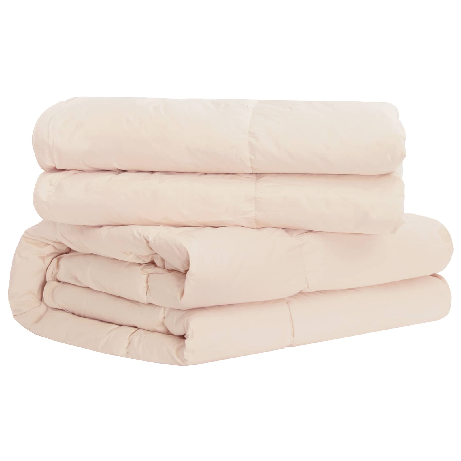 vidaXL Dekbedset Beige 135 x 200 cm Katoen, Kapok, Polyester