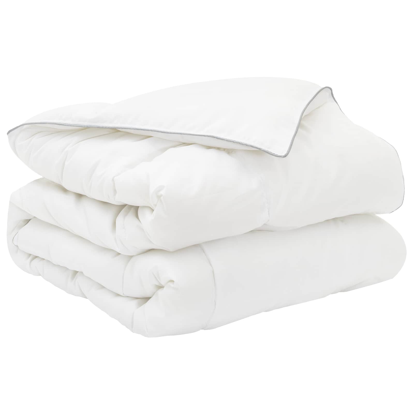 vidaXL Dekbedset met kussen 2 pcs Wit Bamboe