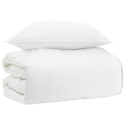 vidaXL Dekbedset met kussen Wit 135 x 200 cm Katoen, Bamboe, Polyester