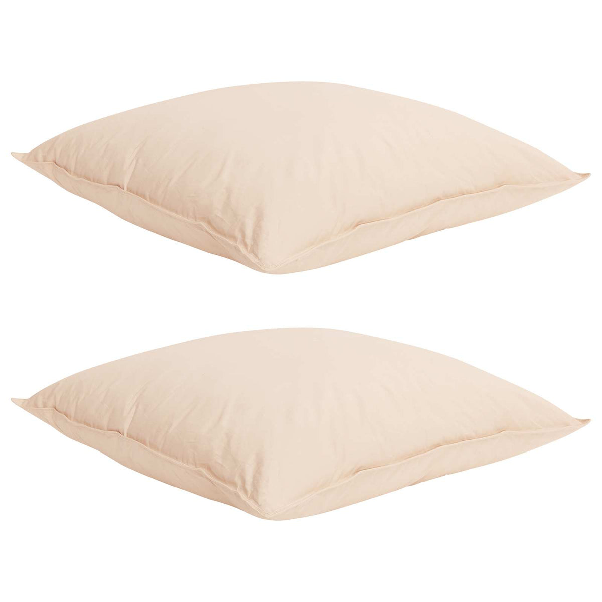 vidaXL Dekbedset 2 st 200 x 200 cm 250 gsm Natuurlijke Kapok Beige