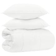 vidaXL Dekbed set Wit 200 x 200 cm Katoen, Bamboe, Polyester