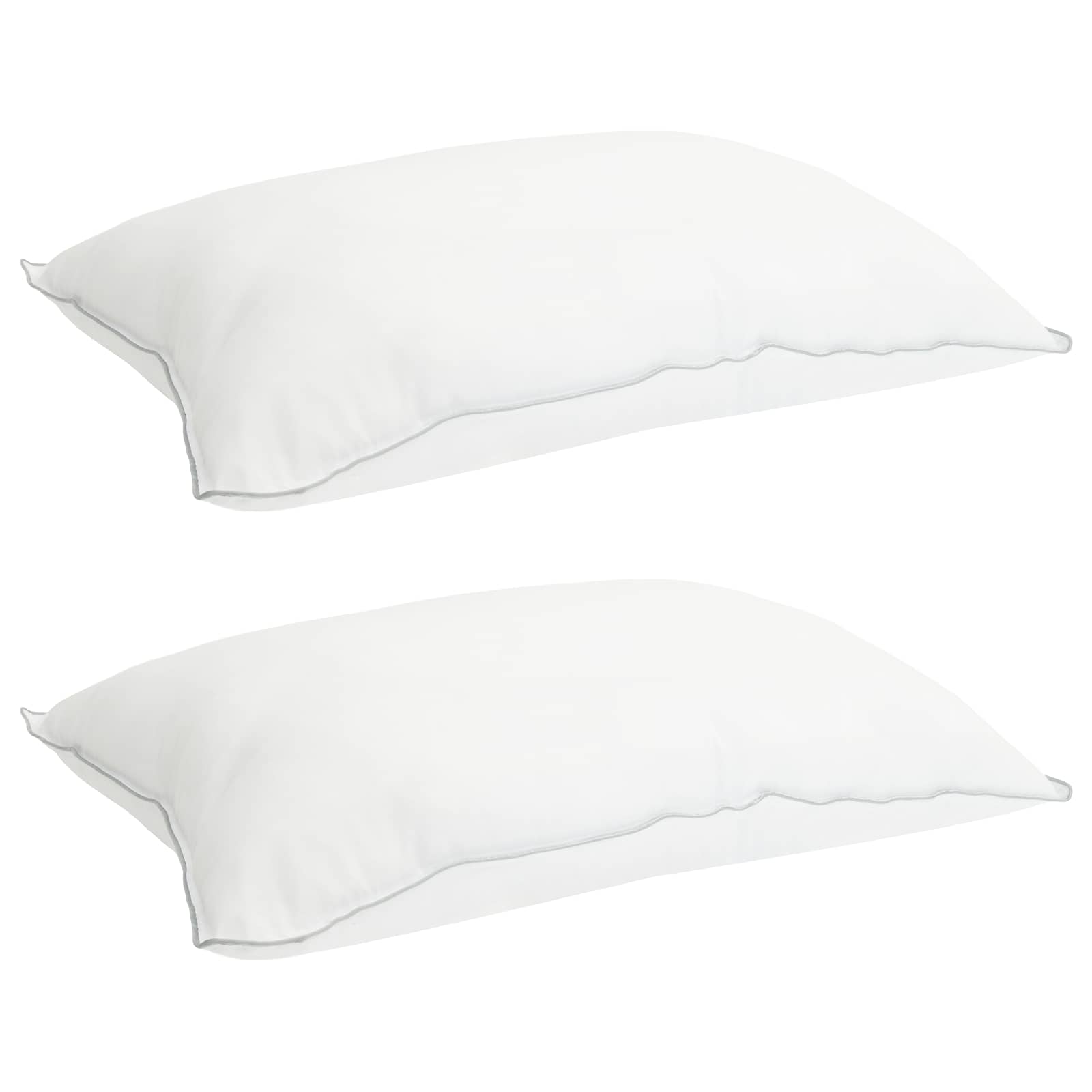vidaXL Dekbedset met kussen Wit 200 x 200 cm Polyester, Bamboe
