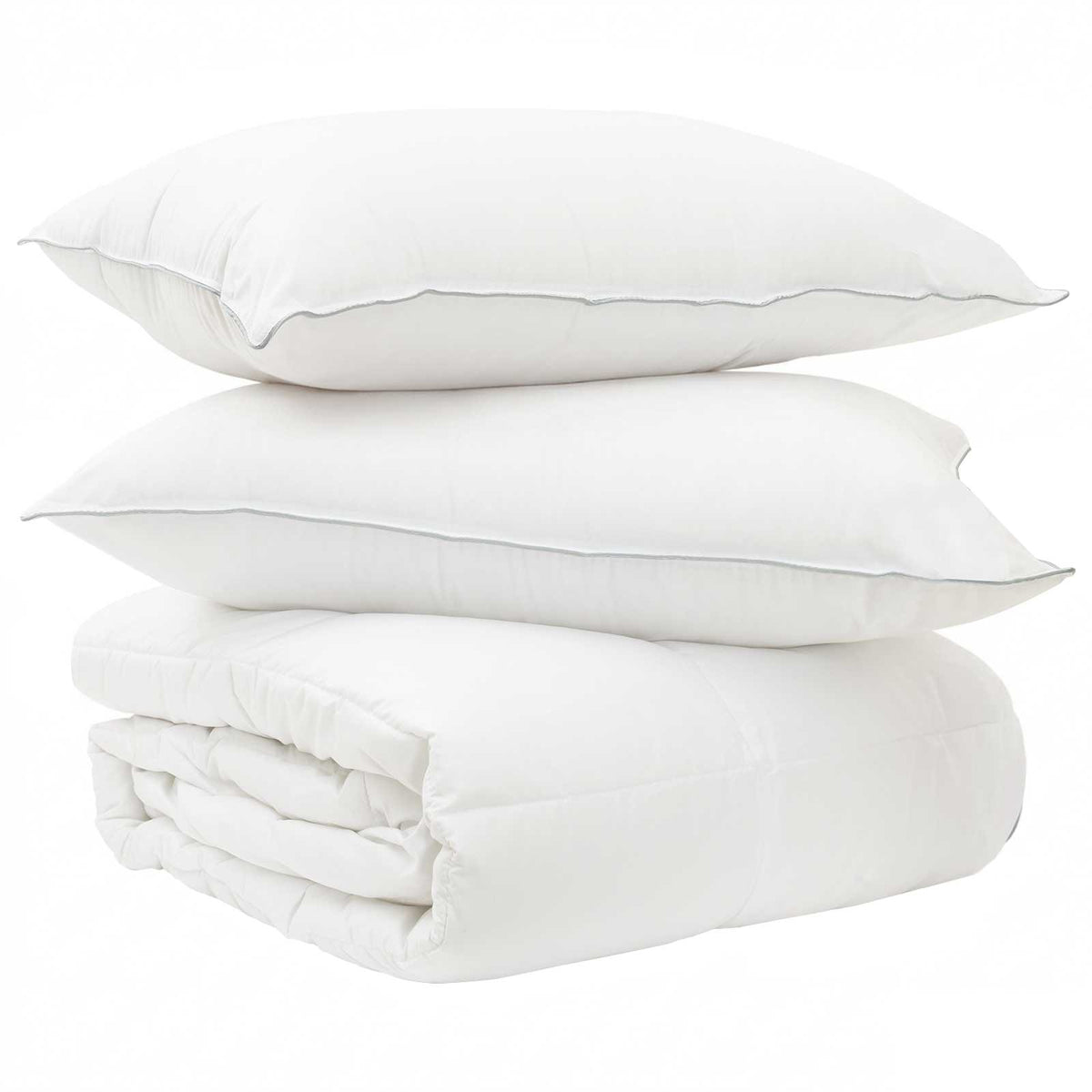 vidaXL Dekbed en Hoofdkussen Set 3 st 200 x 200 cm Winter 400 g/stuk