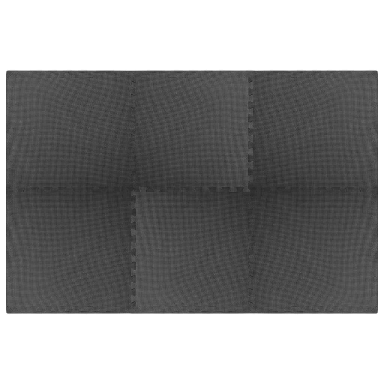vidaXL Puzzel Oefenmatten 12 pcs Bruin 4,32 ㎡ EVA Foam