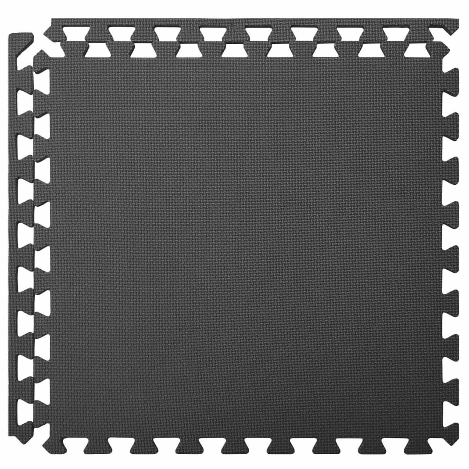 vidaXL Puzzel Oefenmatten 12 pcs Bruin 4,32 ㎡ EVA Foam