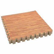 vidaXL Puzzel Oefenmatten 12 pcs Bruin 4,32 ㎡ EVA Foam