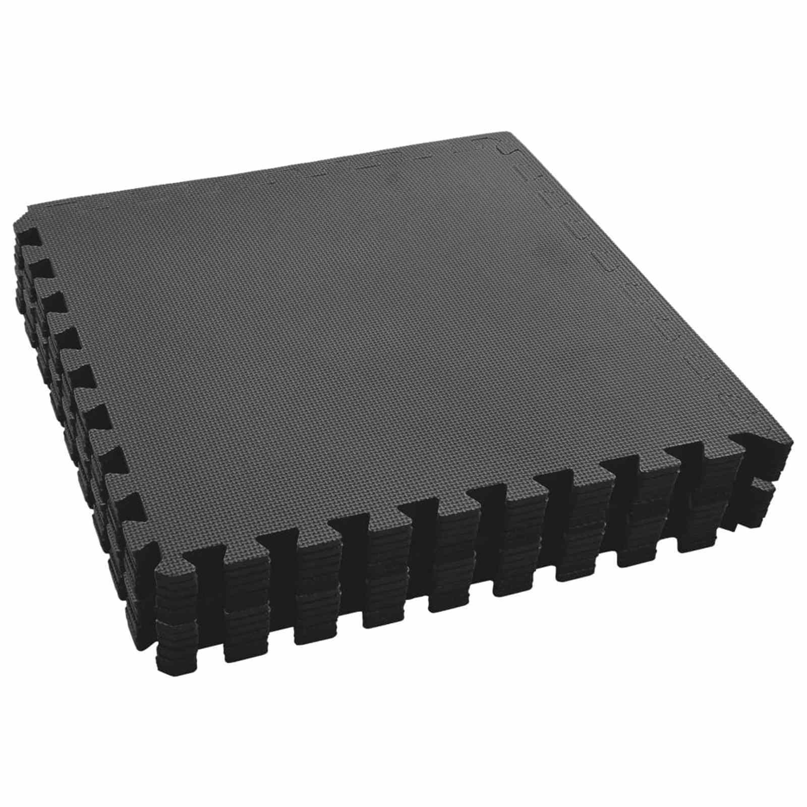 vidaXL Puzzel Oefenmatten 12 pcs Bruin 4,32 ㎡ EVA Foam