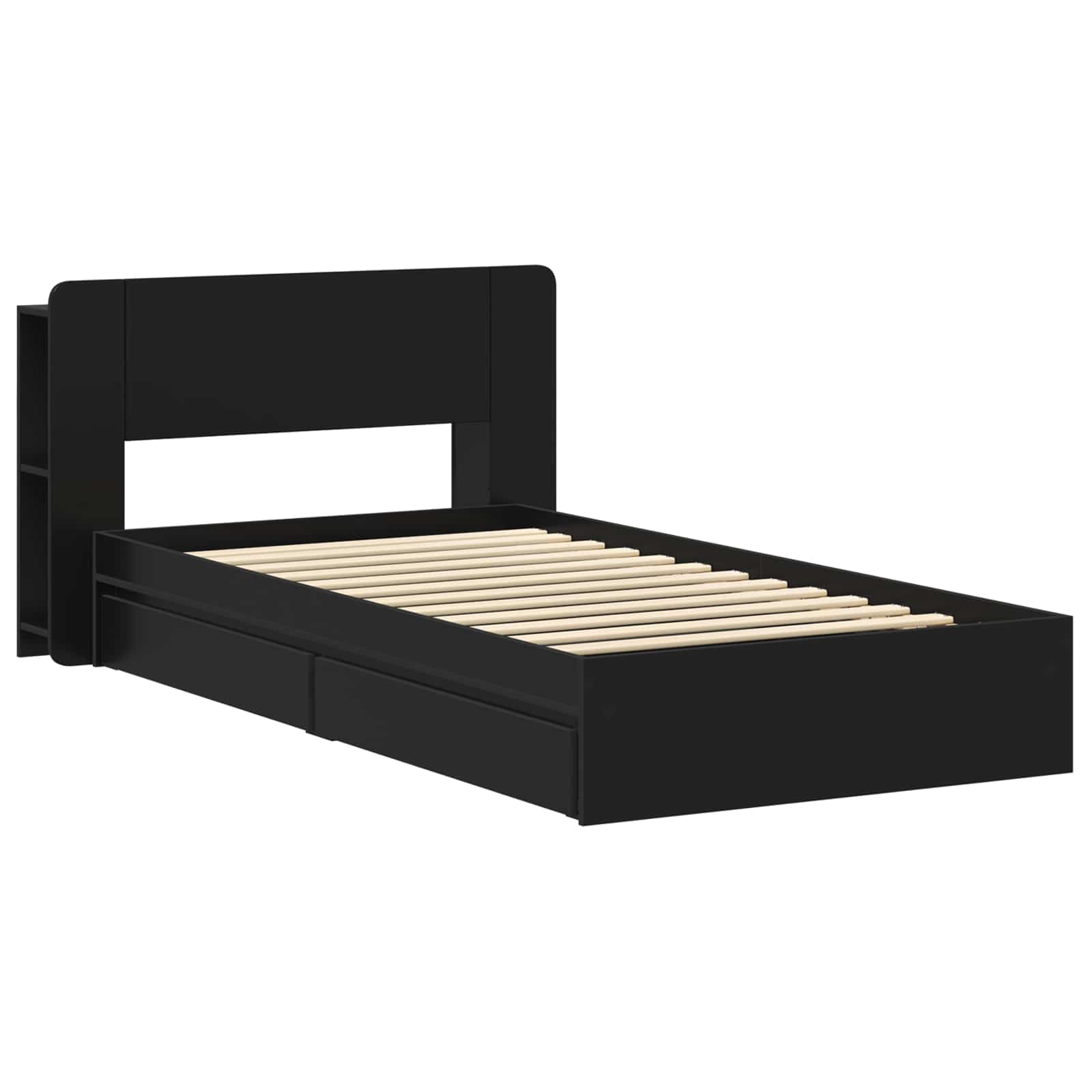 vidaXL Bedframe met opslag Bewerkt hout