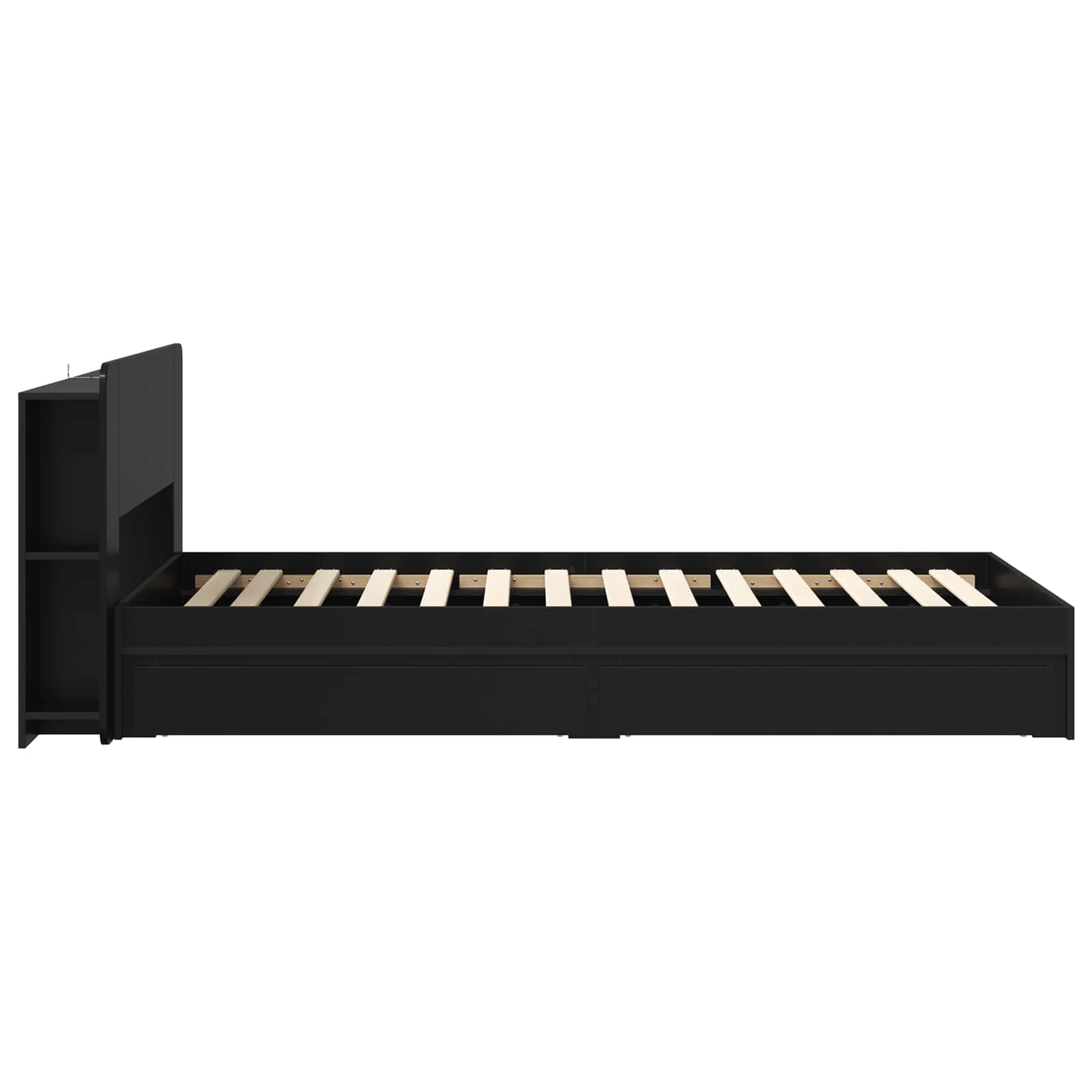 vidaXL Bedframe met opslag Bewerkt hout
