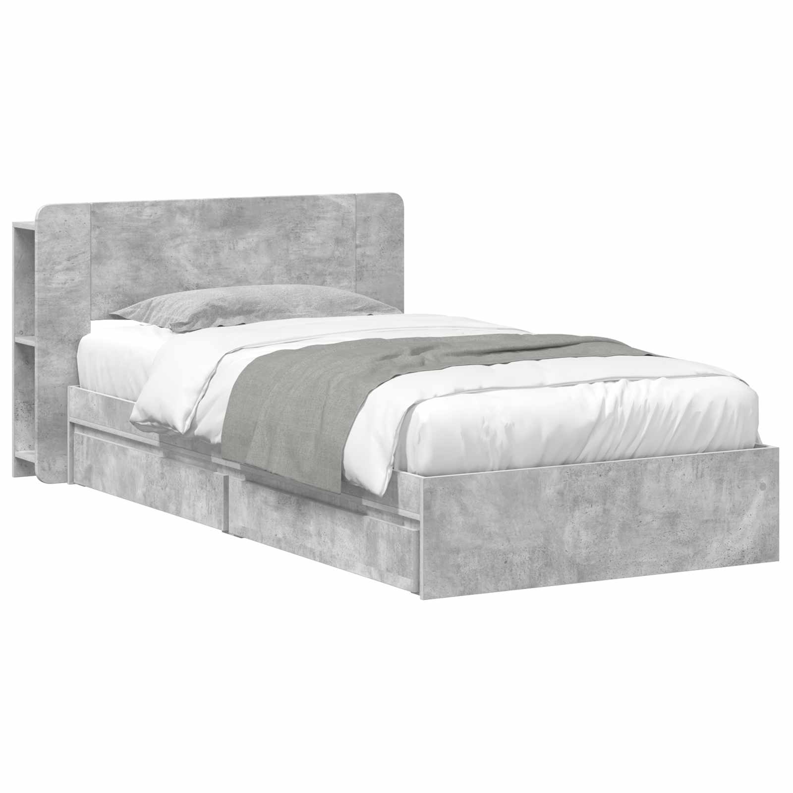 vidaXL Bedframe met opslag Bewerkt hout
