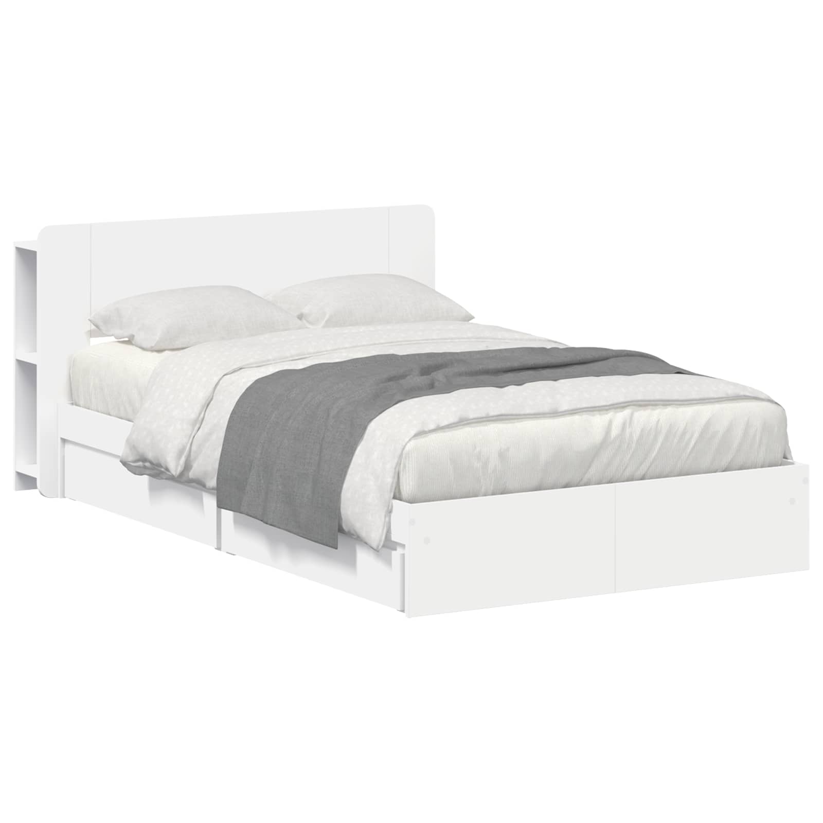 vidaXL Bedframe met opslag Bewerkt hout