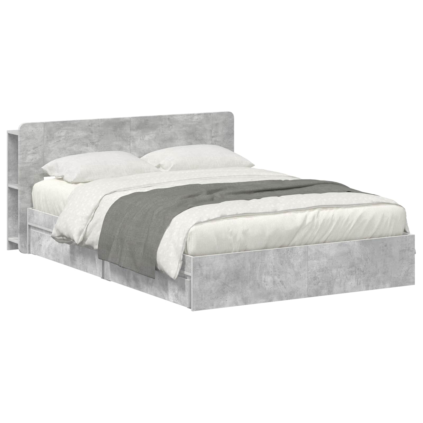 vidaXL Bedframe met opslag Bewerkt hout