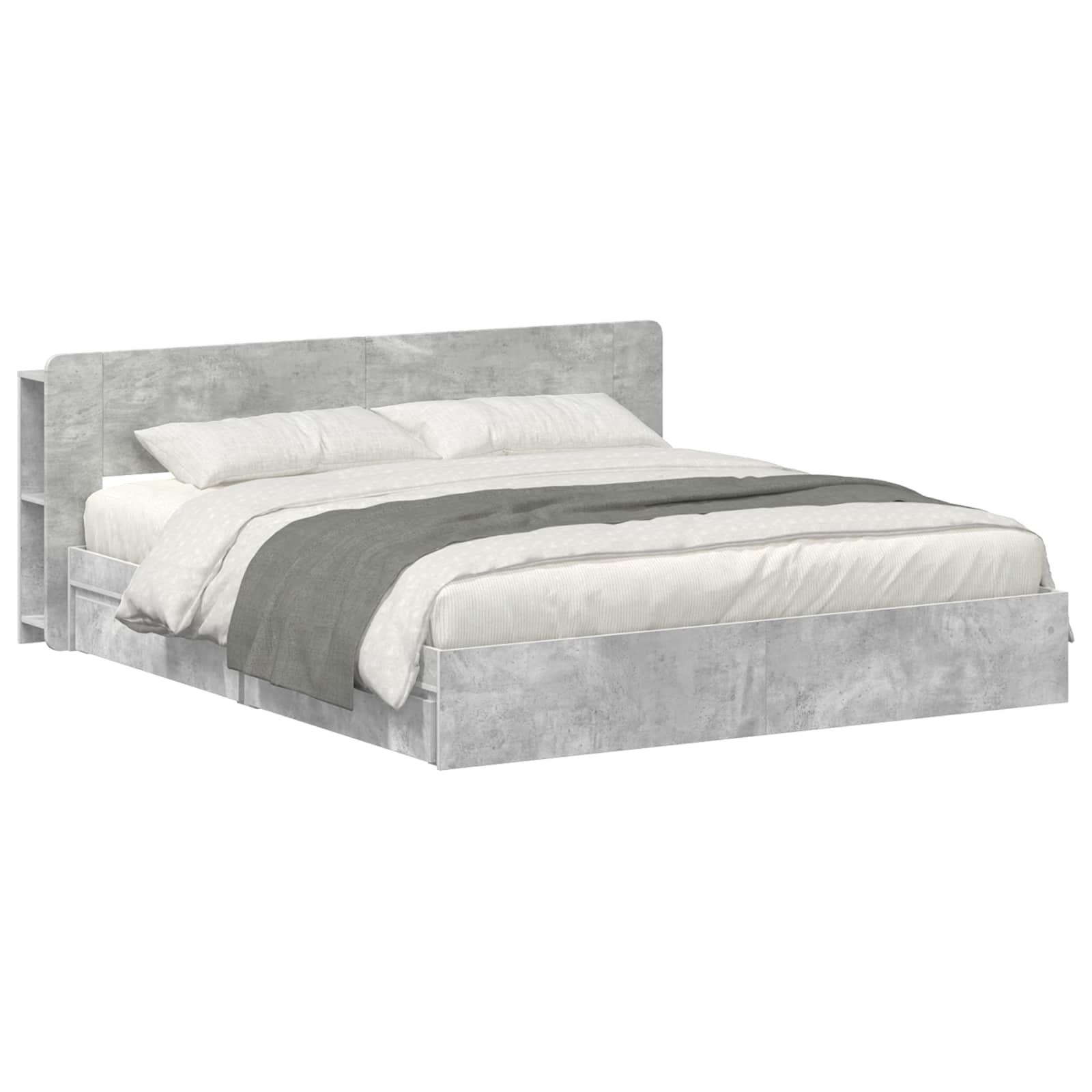 vidaXL Bedframe met opslag Bewerkt hout