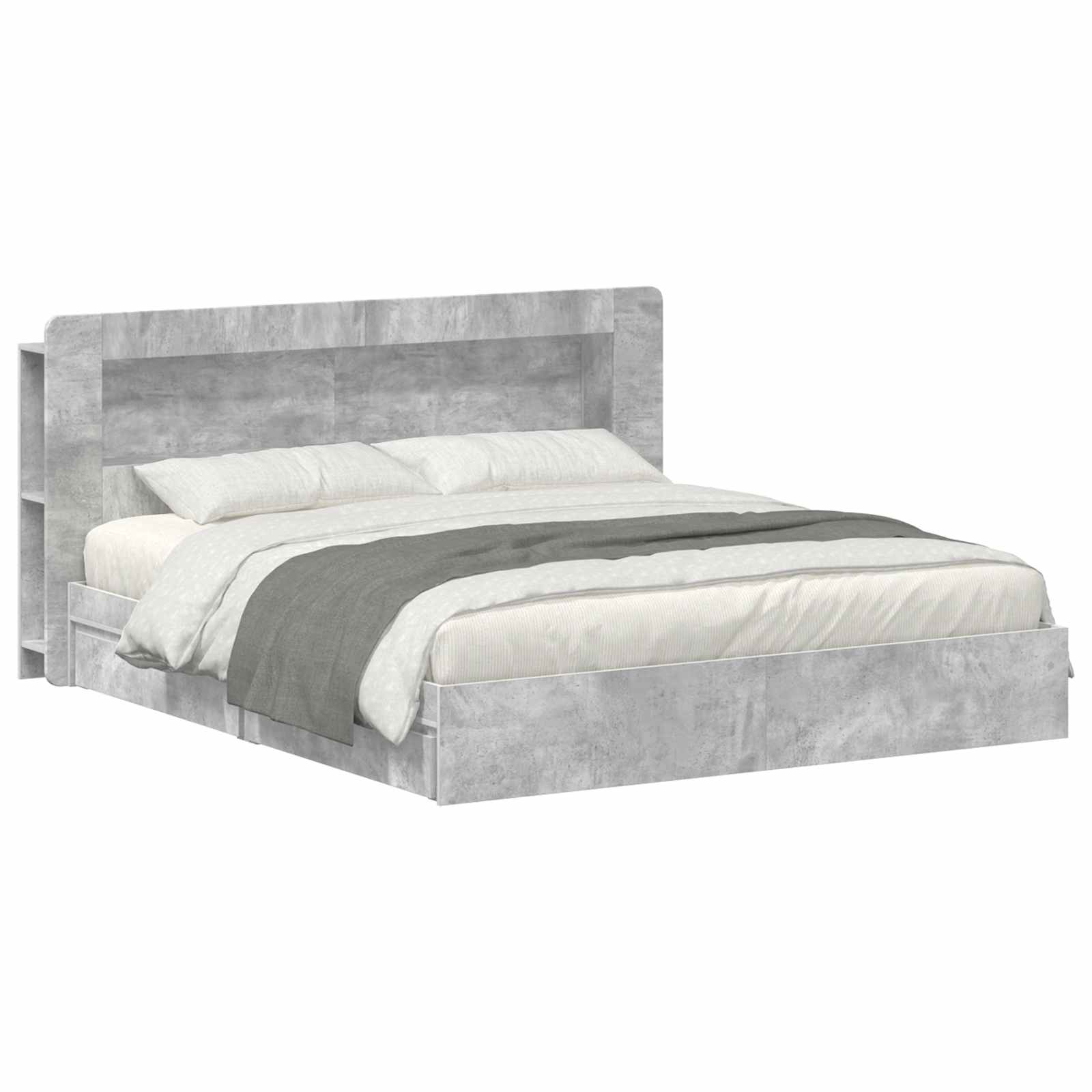 vidaXL Bedframe met opslag Bewerkt hout