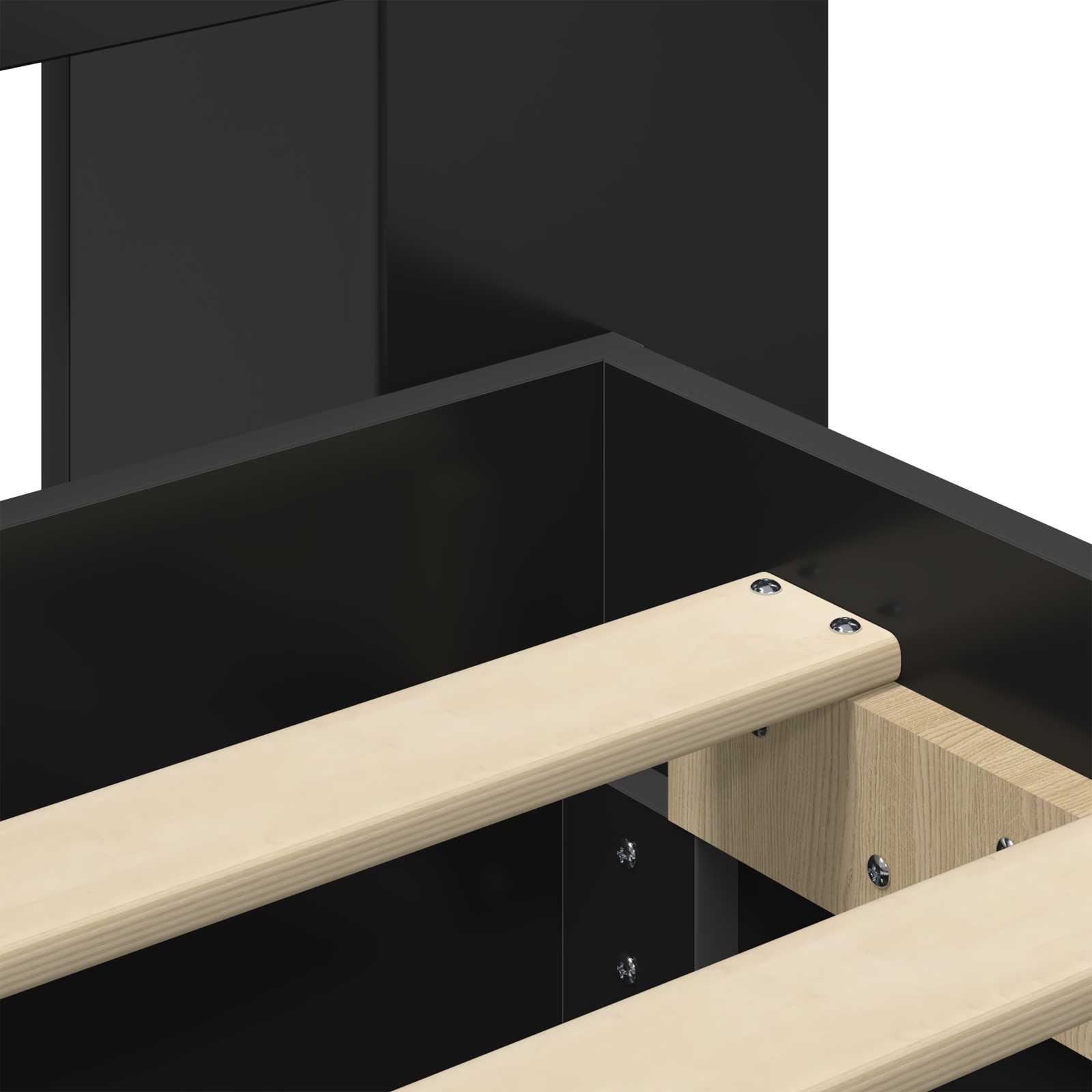 vidaXL Bedframe met opslag Artisanaal eiken 80 x 200 cm Bewerkt hout