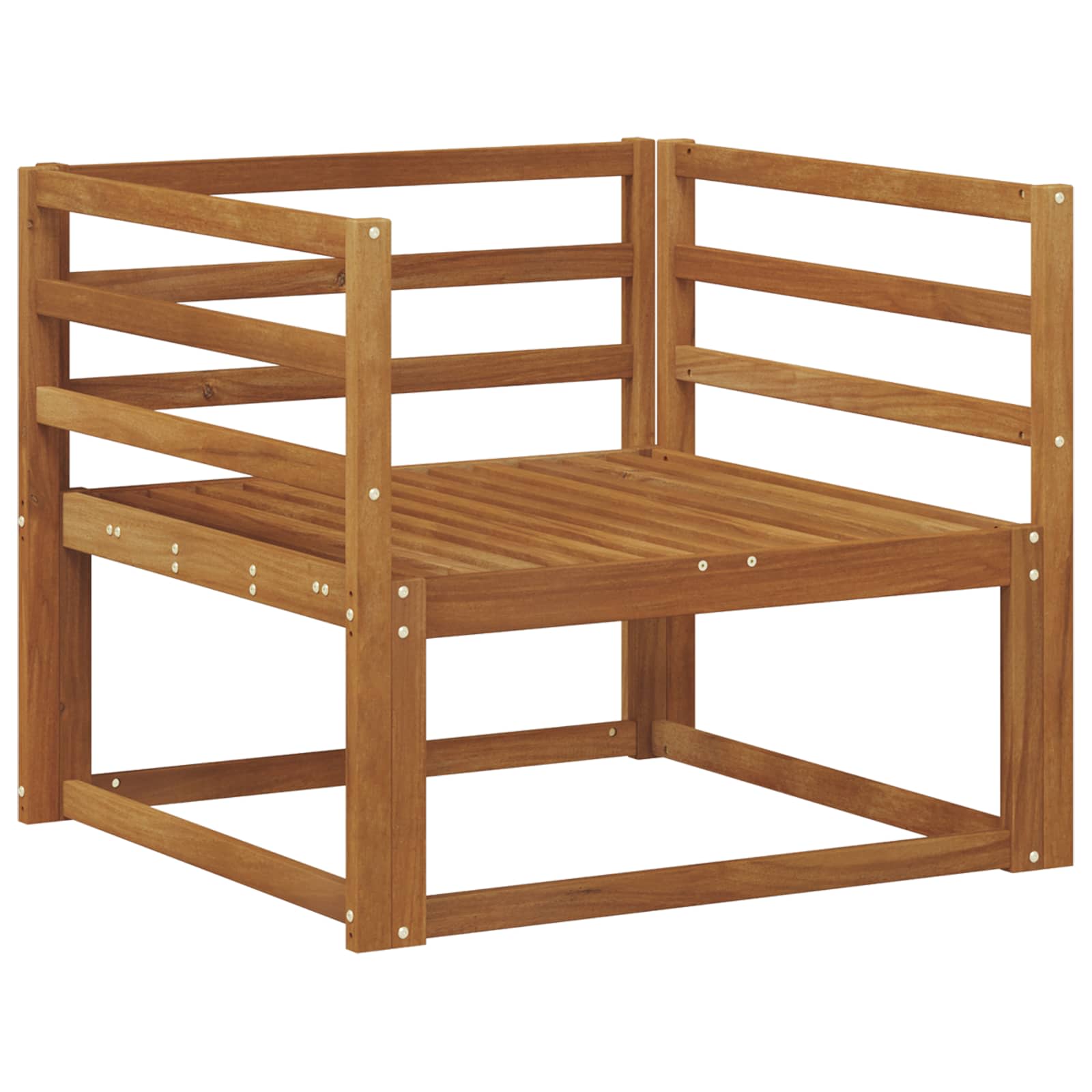 vidaXL Buiten Midden Sofa Massief Acaciahout Naturel