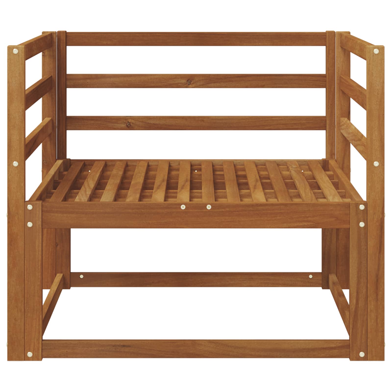 vidaXL Buiten Midden Sofa Massief Acaciahout Naturel