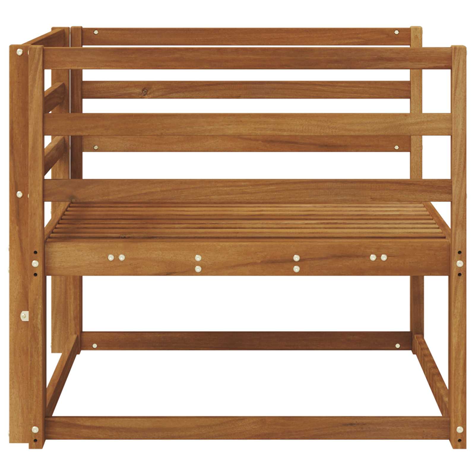 vidaXL Buiten Midden Sofa Massief Acaciahout Naturel