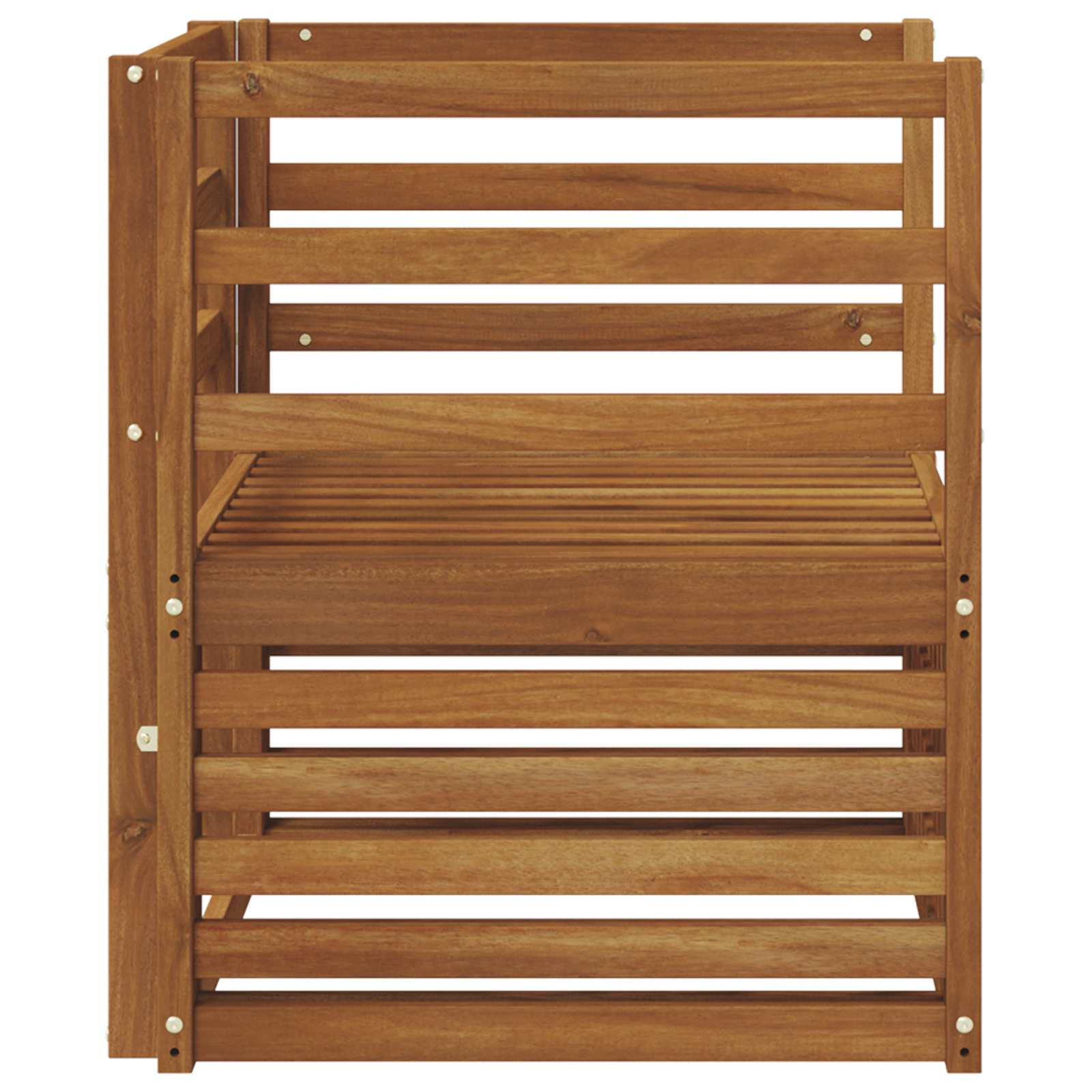 vidaXL Buiten bankenset Naturel 67 x 63 x 73 cm Massief Acaciahout