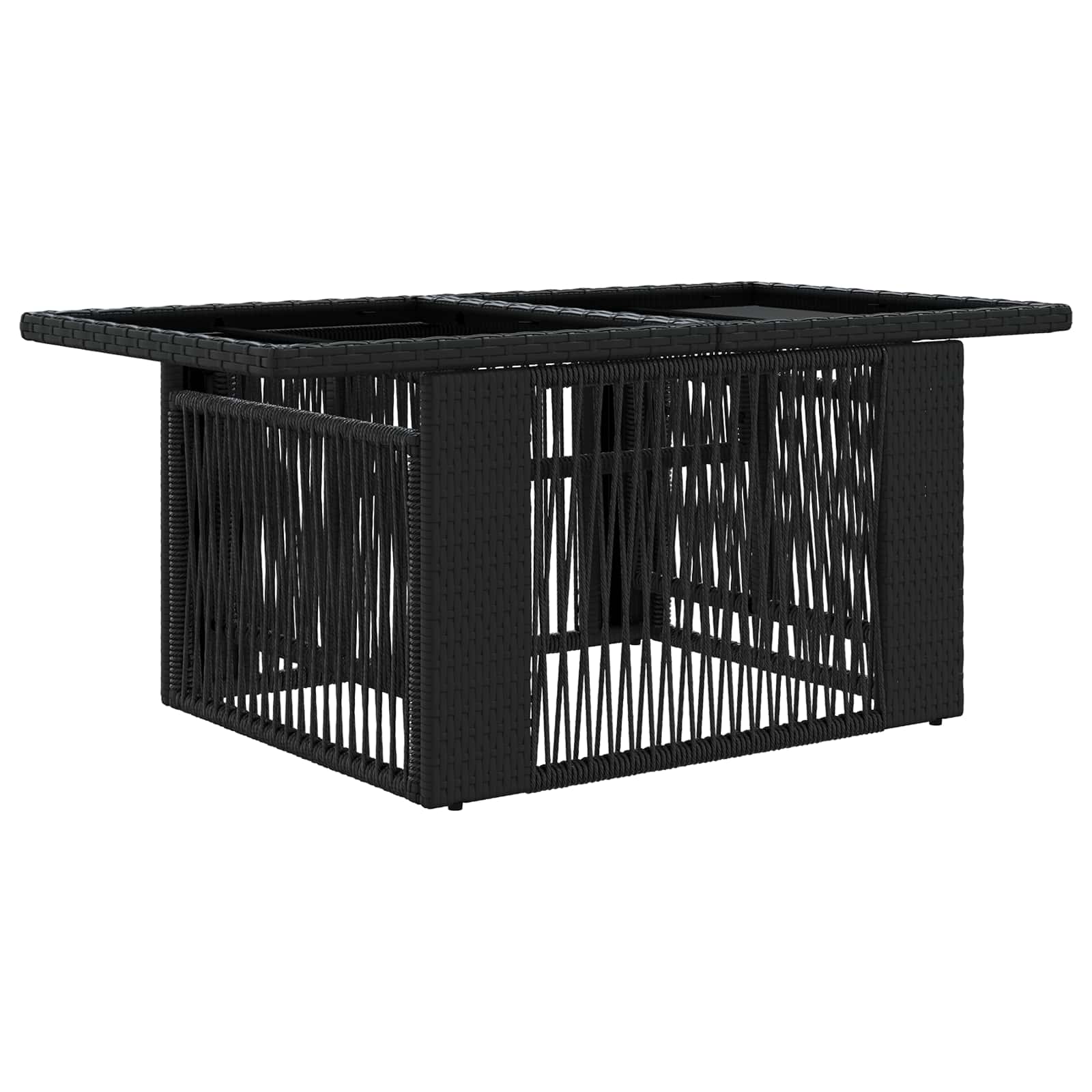 vidaXL Tuinbankenset 13 pcs poly rattan