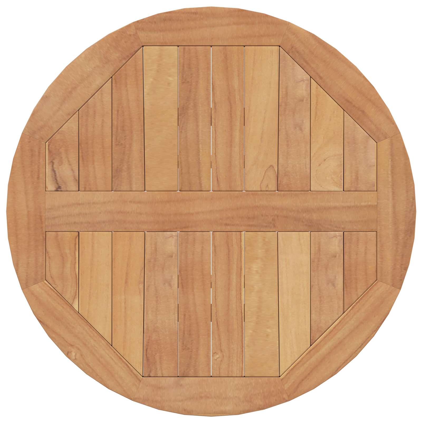 vidaXL Tuinset 3 st Bruin Massief Teak Hout