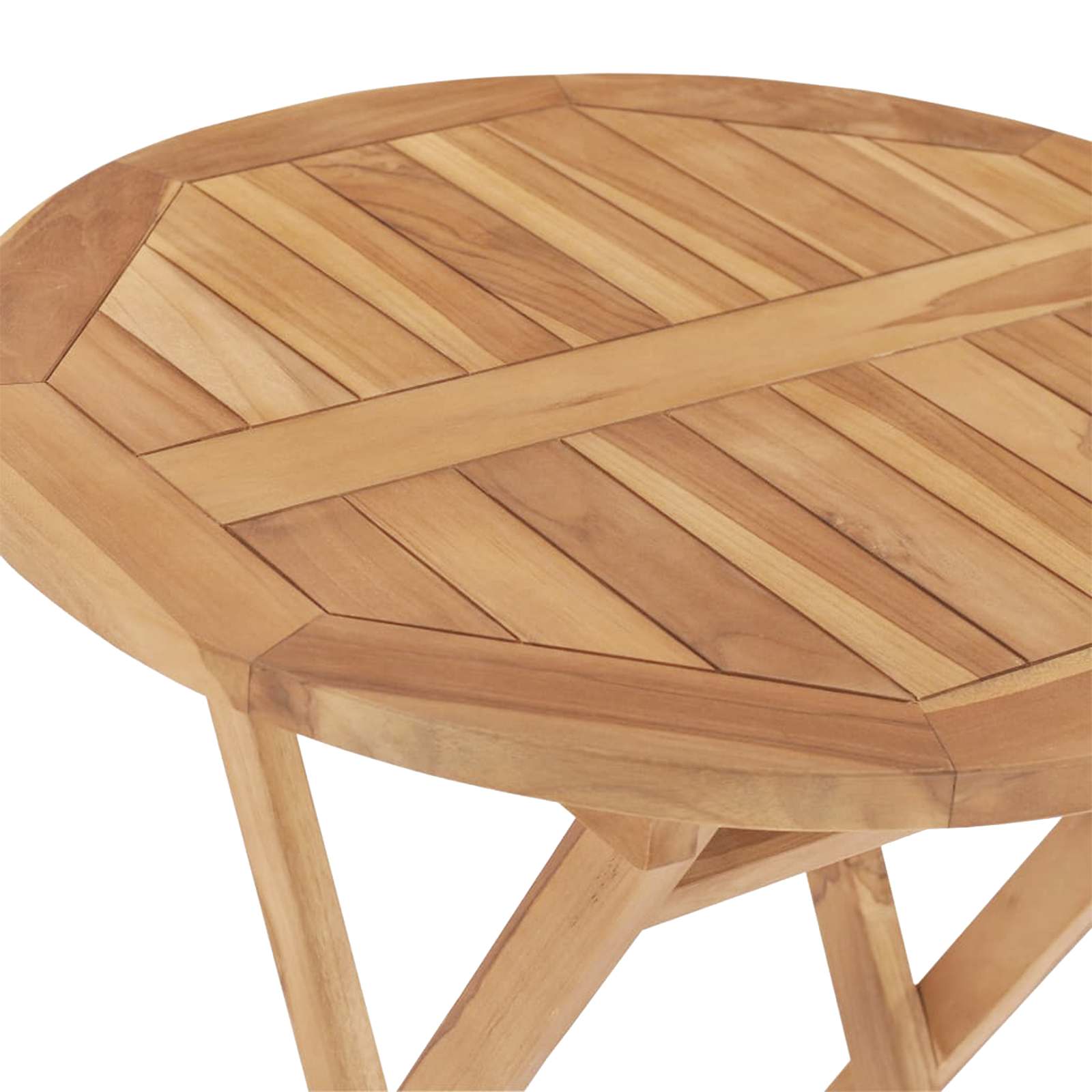 vidaXL Tuinset 3 st Bruin Massief Teak Hout