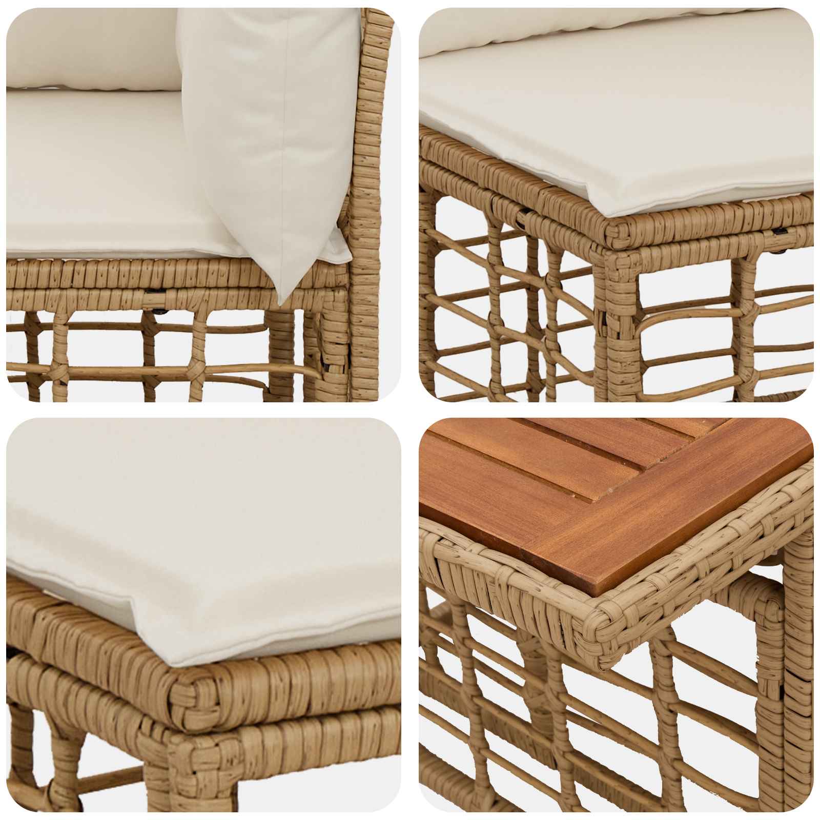 vidaXL Tuinbankenset 11 st Zwart en Donkergrijs poly rattan