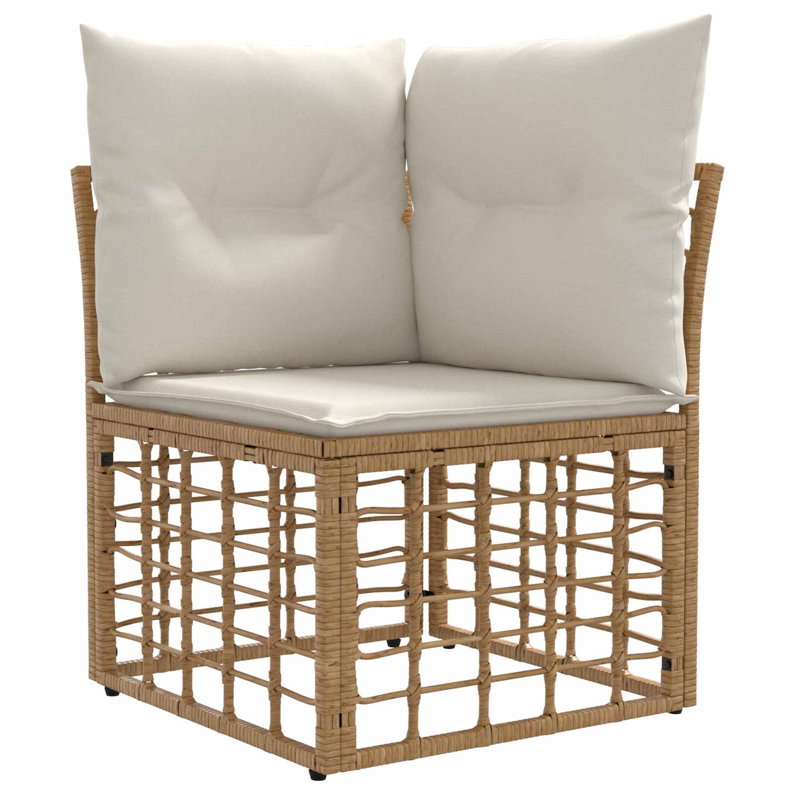 vidaXL Tuinbankenset 10 st Zwart en Donkergrijs poly rattan