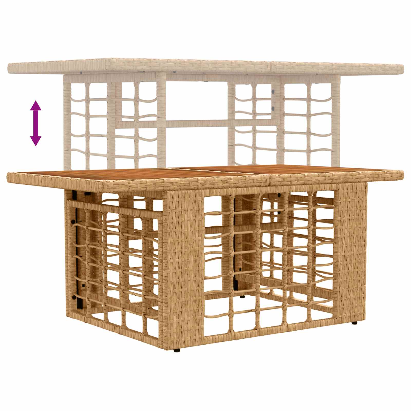 vidaXL Tuinbankenset 9 st Zwart en Donkergrijs poly rattan