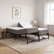 vidaXL Elektrisch Verstelbaar Bedframe Zwart 120 x 190 cm Staal