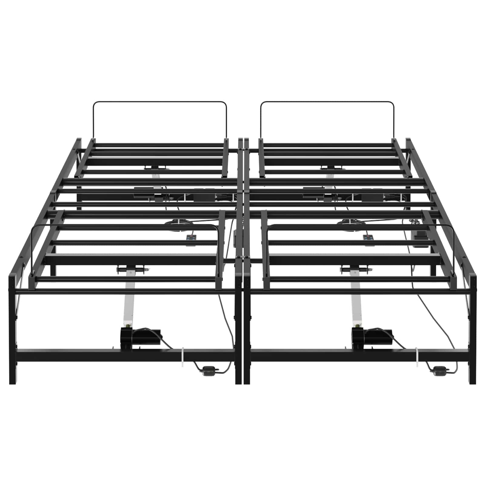 vidaXL Elektrisch Verstelbaar Bedframe Zwart 120 x 190 cm Staal