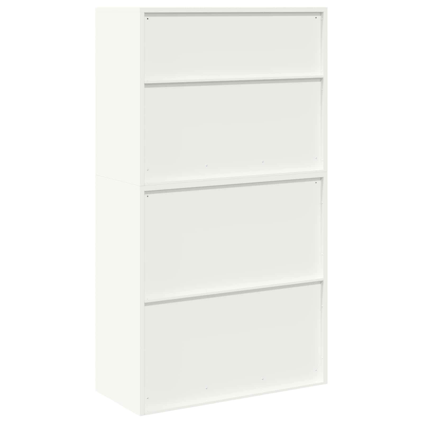 vidaXL Opbergkast 2 st Roze 90 x 40 x 160 cm Staal Vergrendelbaar