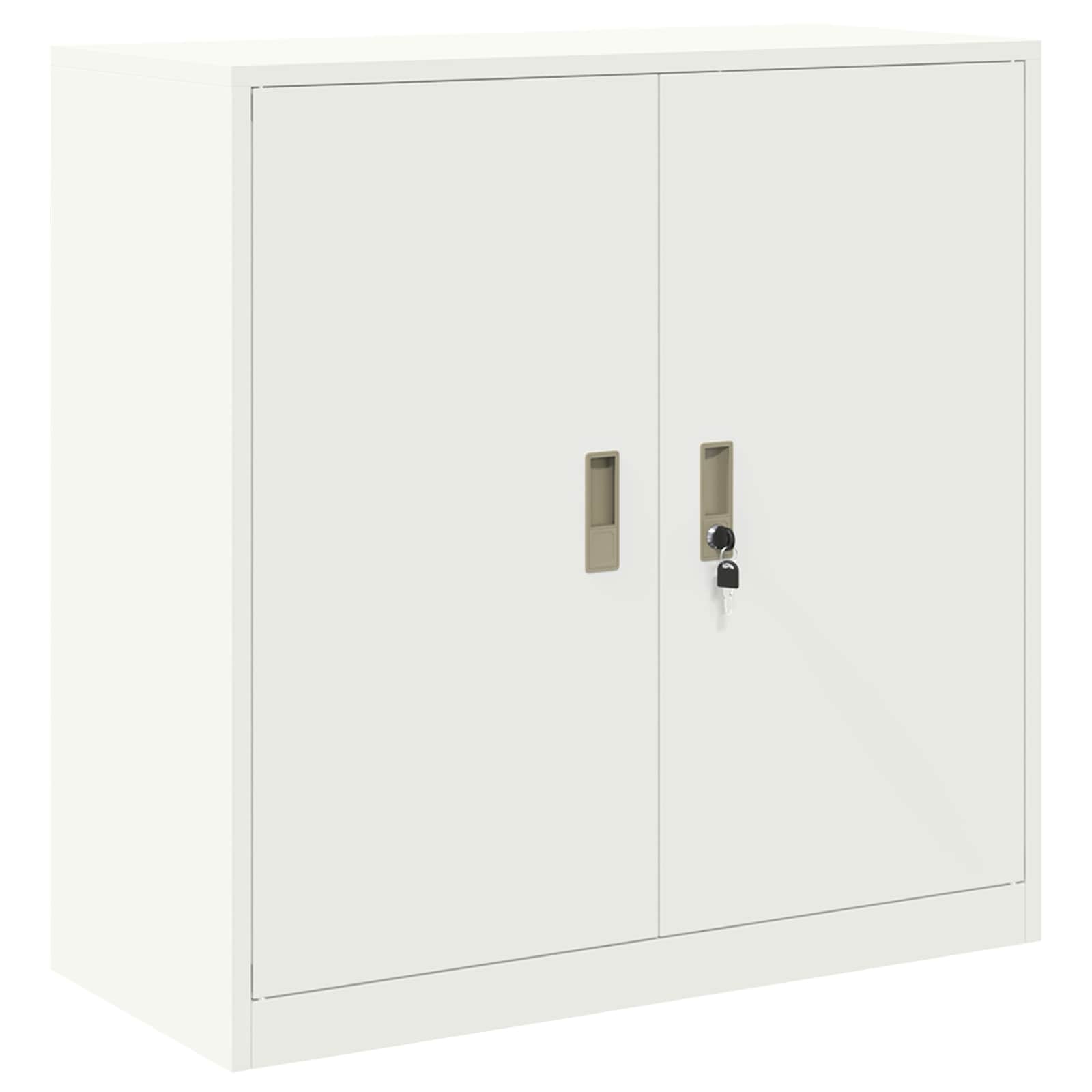 vidaXL Opbergkast 2 st Roze 90 x 40 x 160 cm Staal Vergrendelbaar