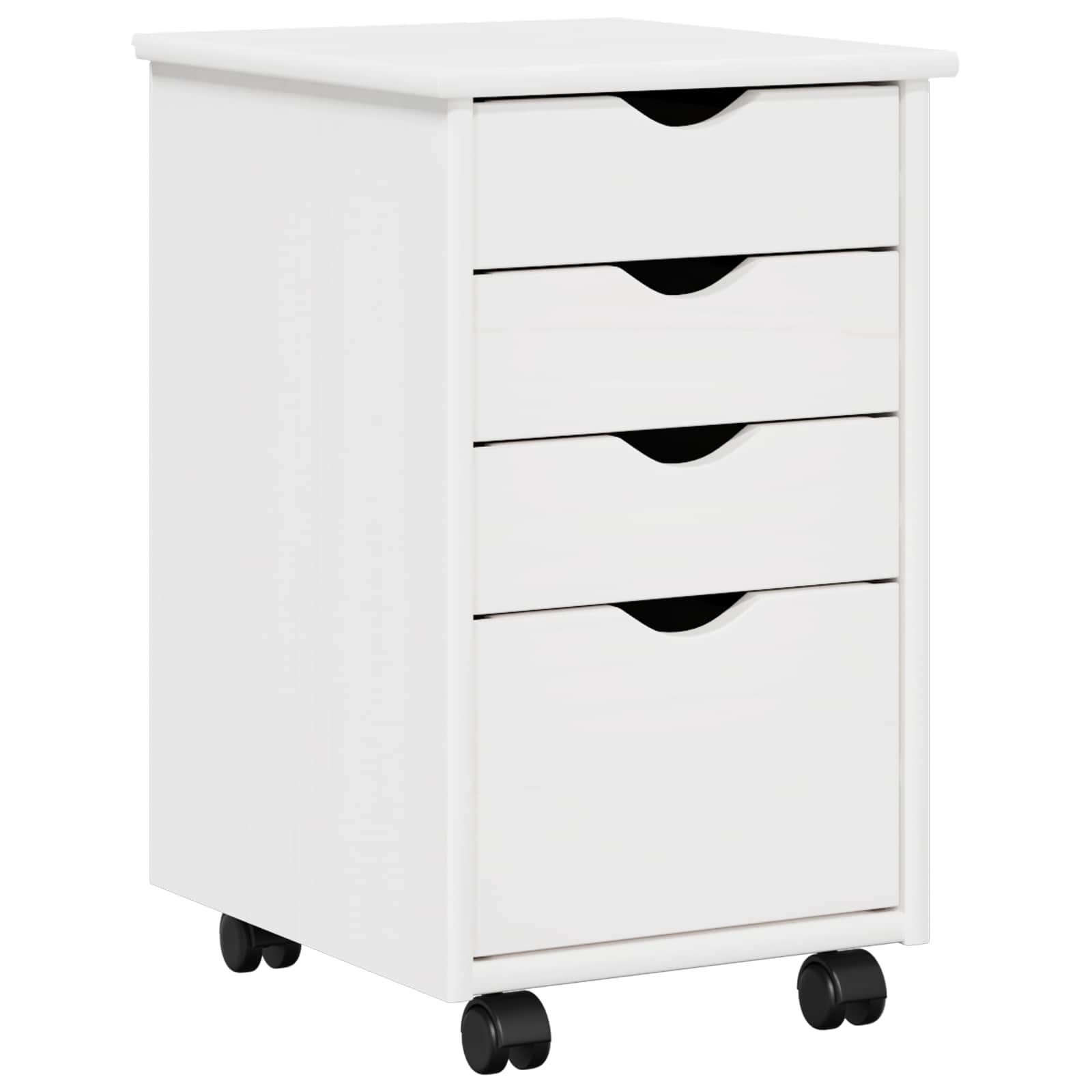 vidaXL Bureau Kas Set 2 st HoningBruin Massief grenenhout