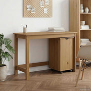 vidaXL Bureau Kas Set 2 st HoningBruin Massief grenenhout
