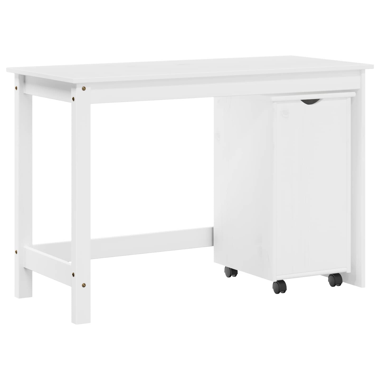 vidaXL Bureau Kas Set 2 st HoningBruin Massief grenenhout