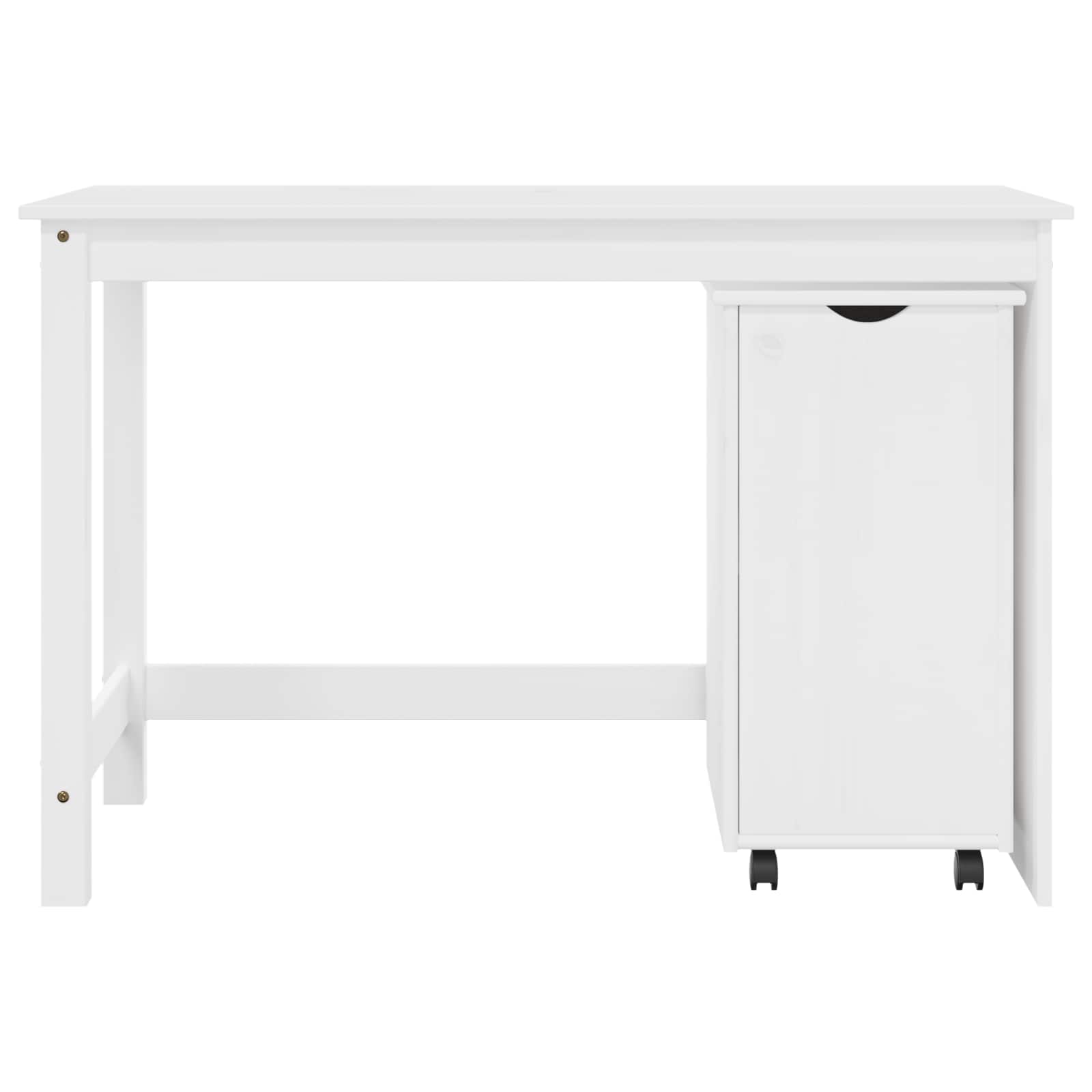 vidaXL Bureau Kas Set 2 st HoningBruin Massief grenenhout