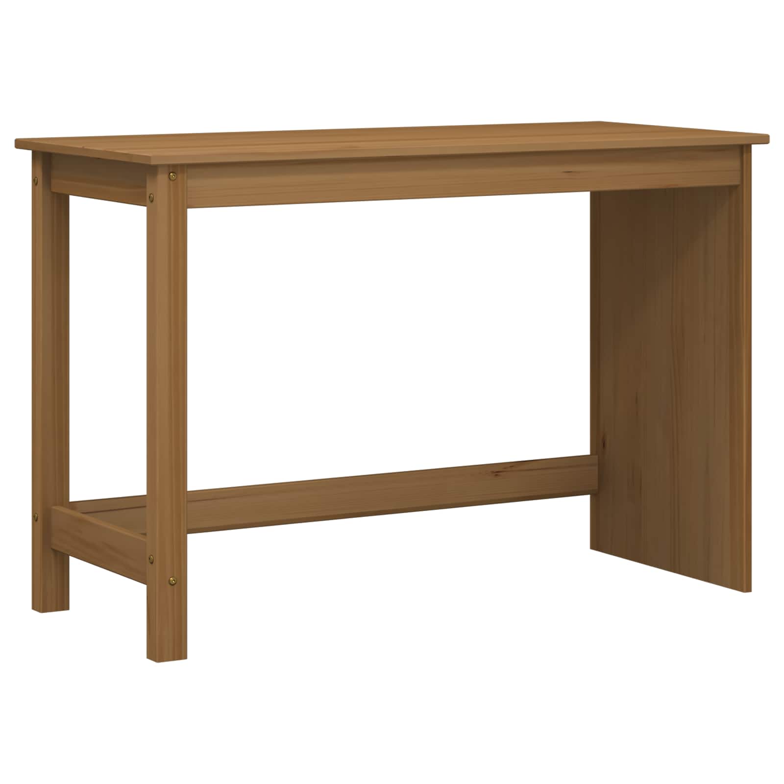 vidaXL Bureau en rollende kast set MOSS 2 pcs HoningBruin