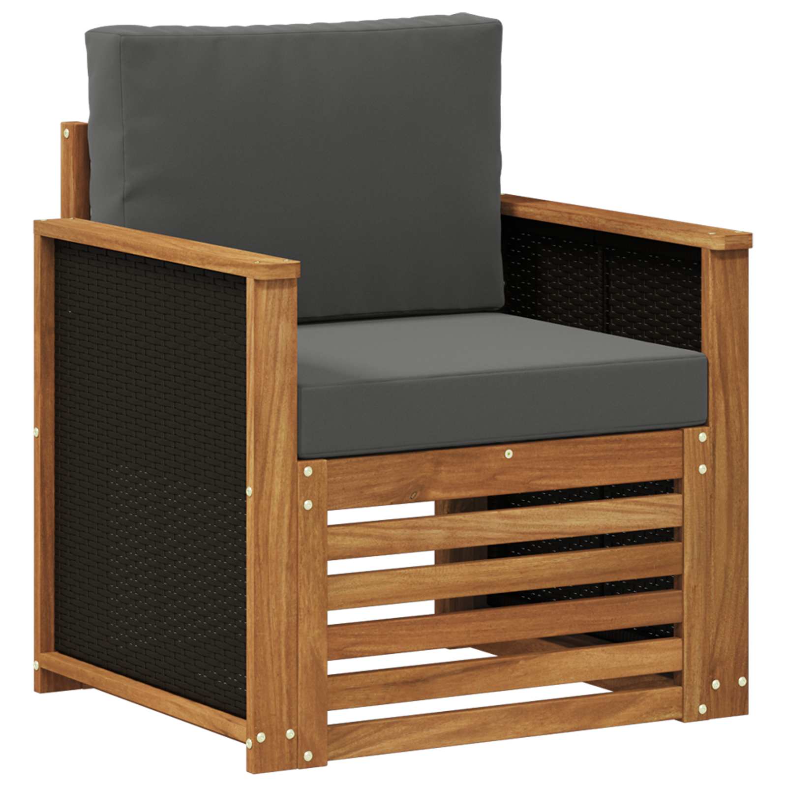 vidaXL Buiten bankenset Naturel 67 x 63 x 73 cm Massief Acaciahout
