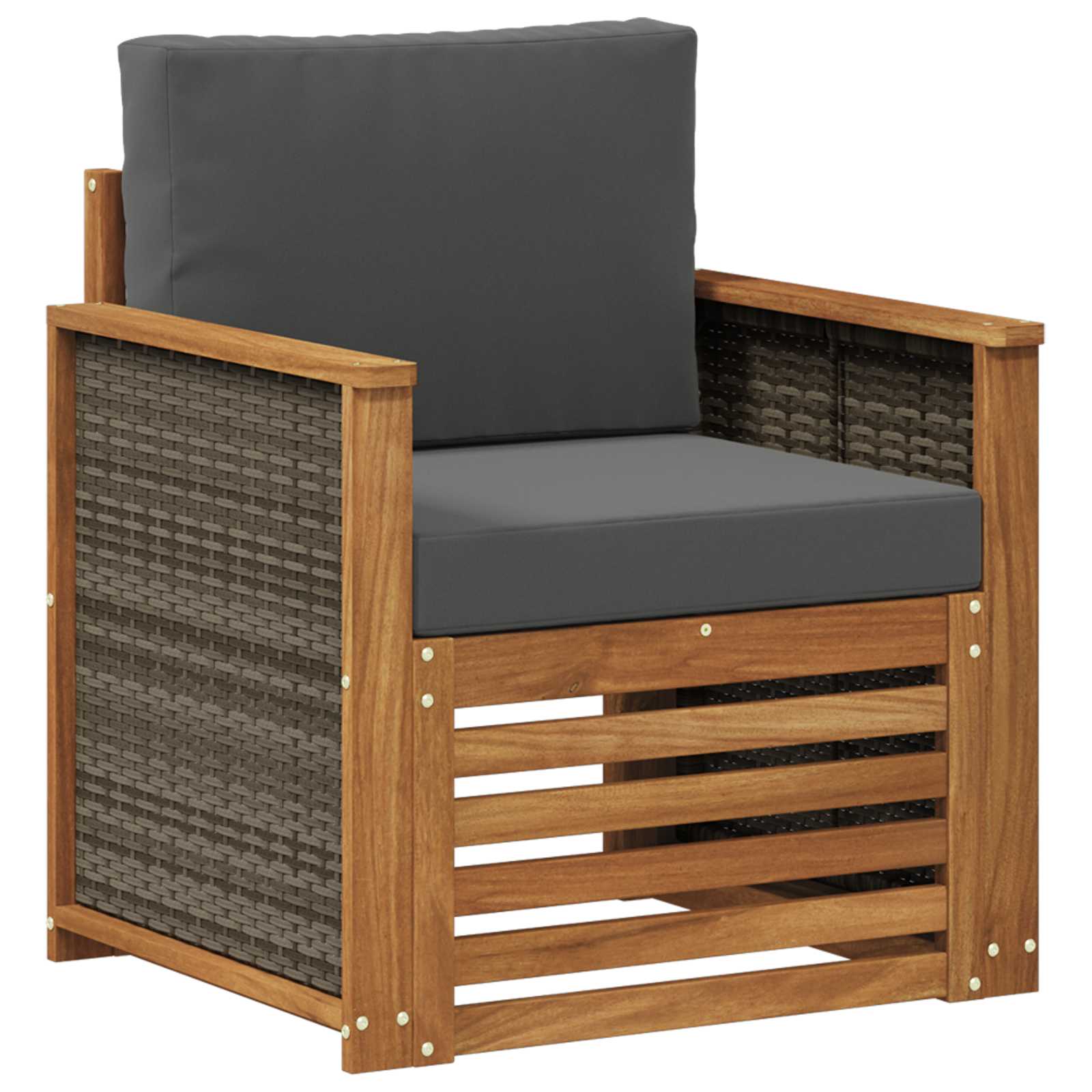 vidaXL Buiten bankenset Naturel 67 x 63 x 73 cm Massief Acaciahout