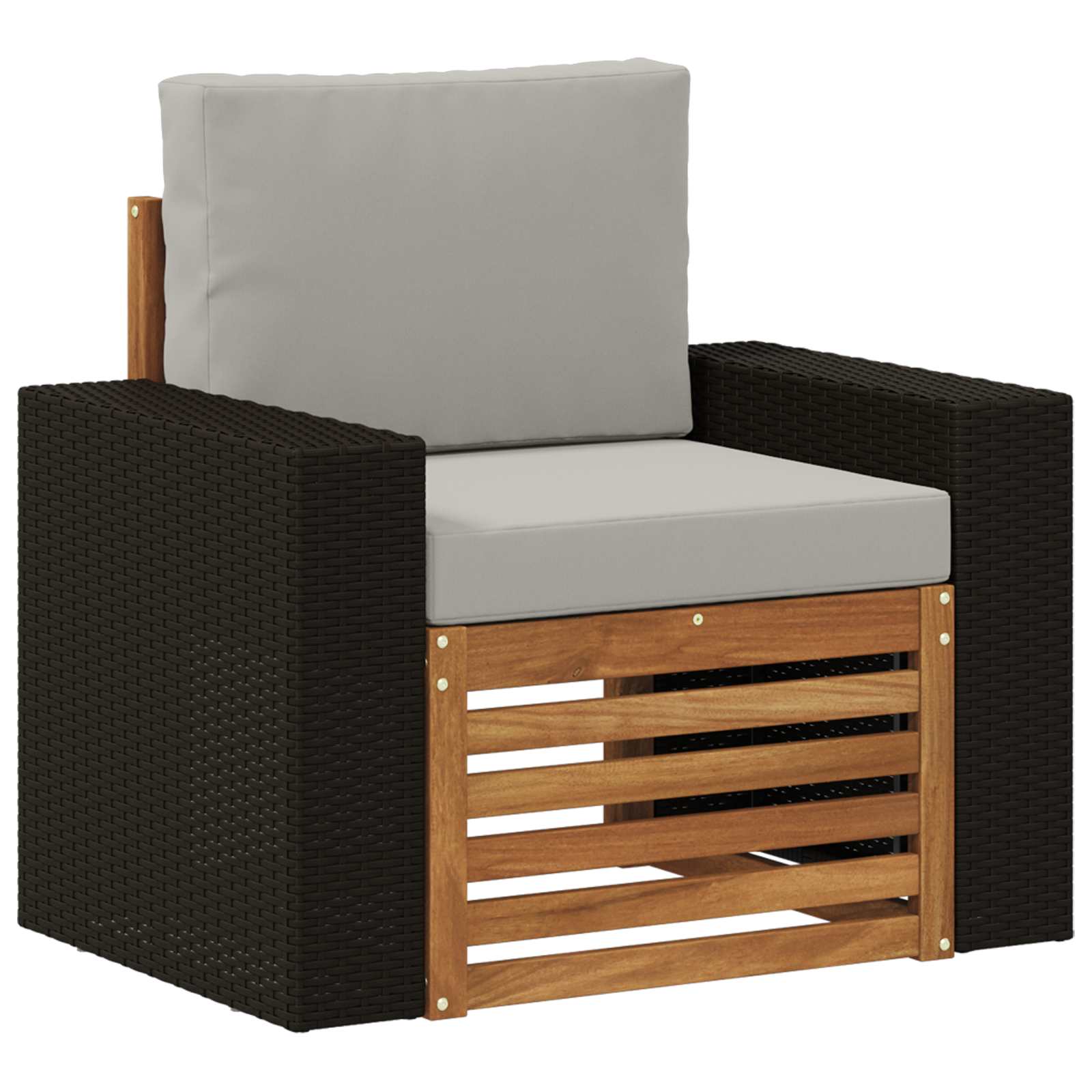 vidaXL Buiten bankenset Naturel 67 x 63 x 73 cm Massief Acaciahout