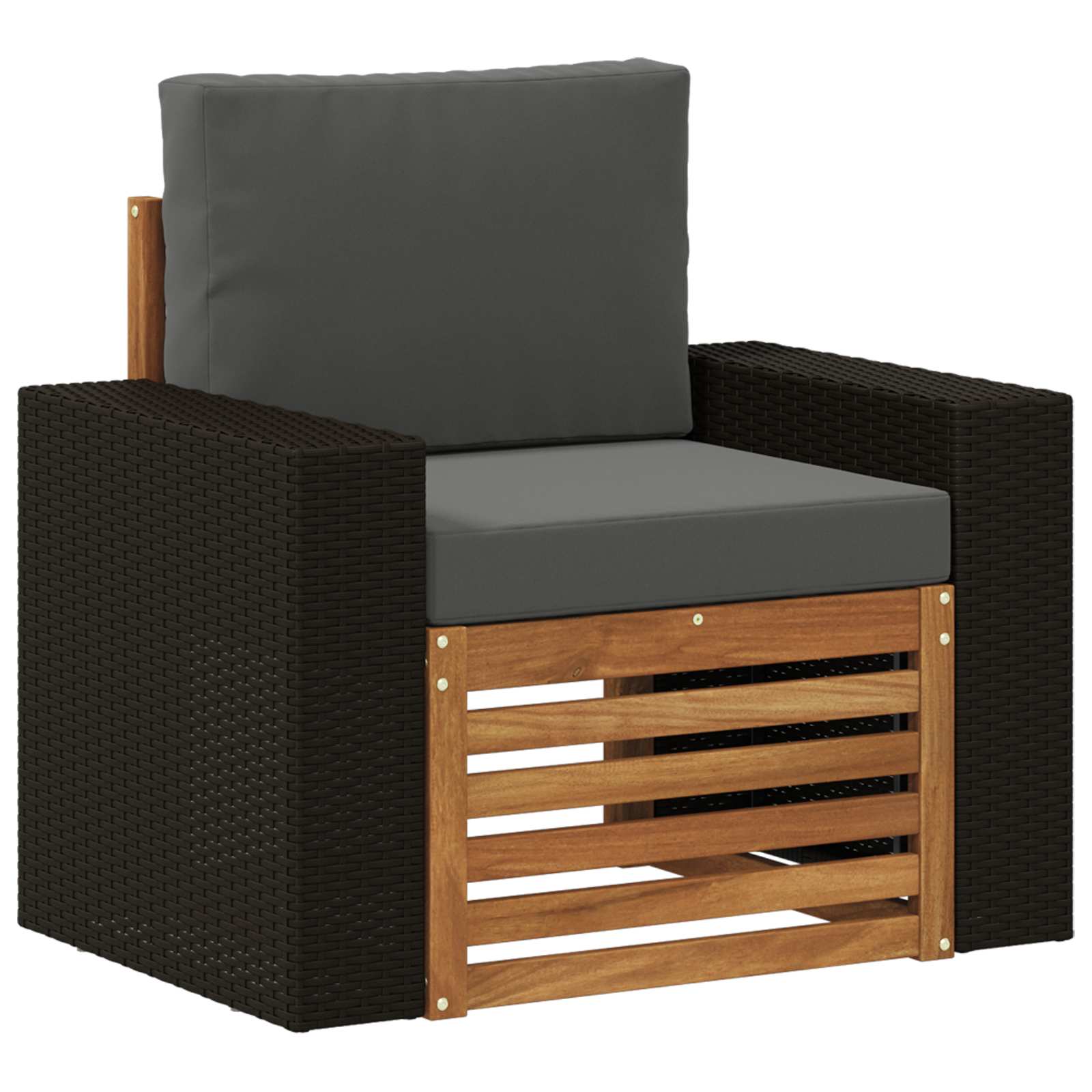 vidaXL Buiten bankenset Naturel 67 x 63 x 73 cm Massief Acaciahout