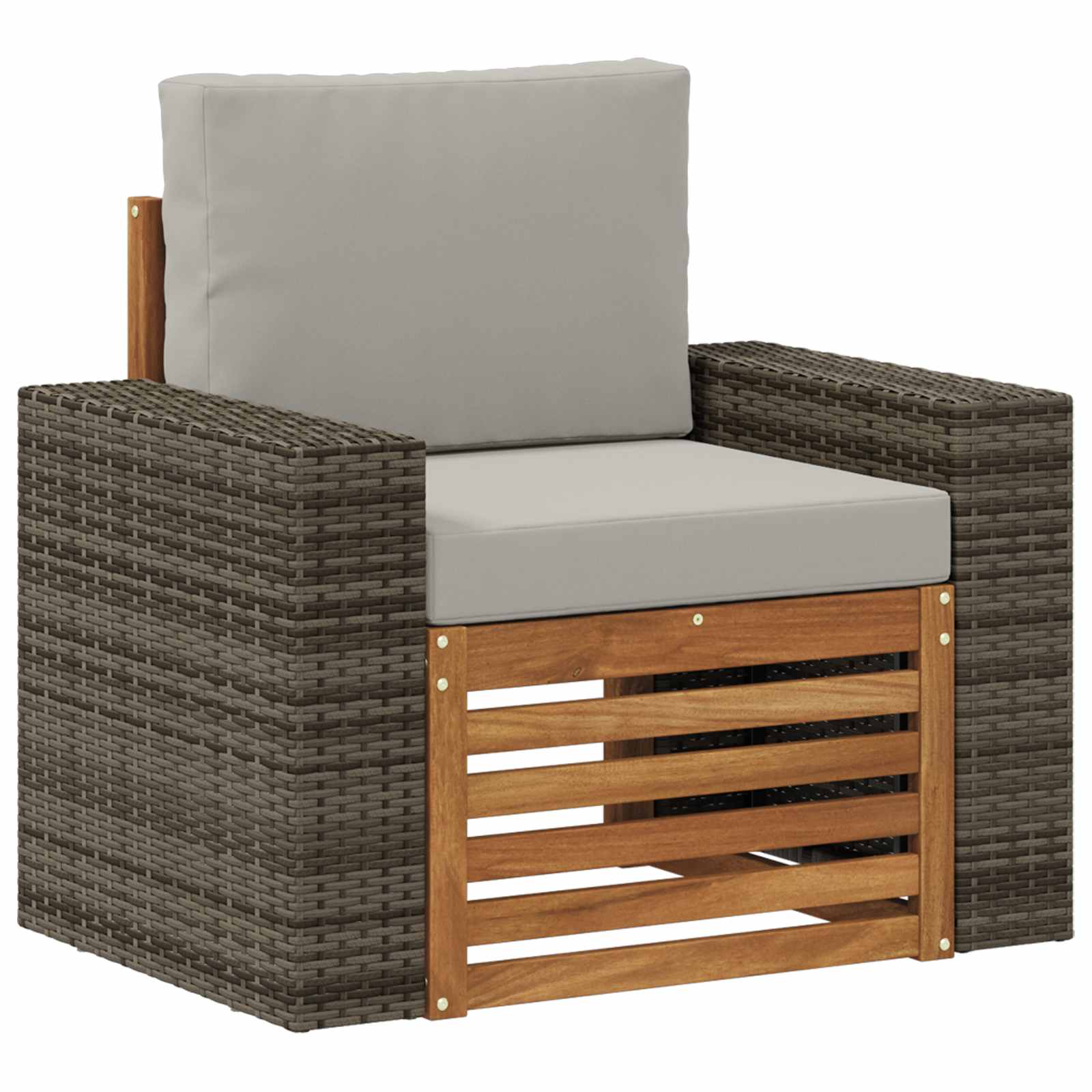 vidaXL Buiten bankenset Naturel 67 x 63 x 73 cm Massief Acaciahout