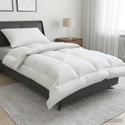 vidaXL Dekbed en Kussen Set 2 st 135x200 cm 4 seizoenen 220 GSM Wol