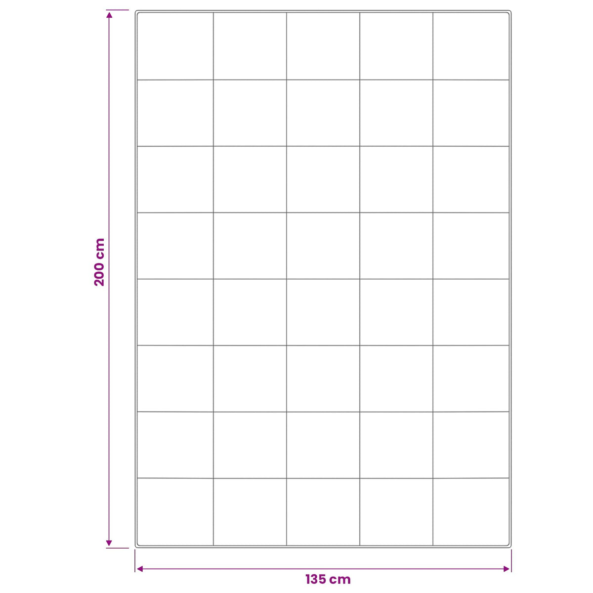 vidaXL Dekbed en Kussen Set 2 st 135x200 cm Winter 450 GSM Wol Wit