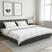 vidaXL Dekbed en Kussen Set 3 st 200x200 cm 4 seizoenen 220 GSM Wol