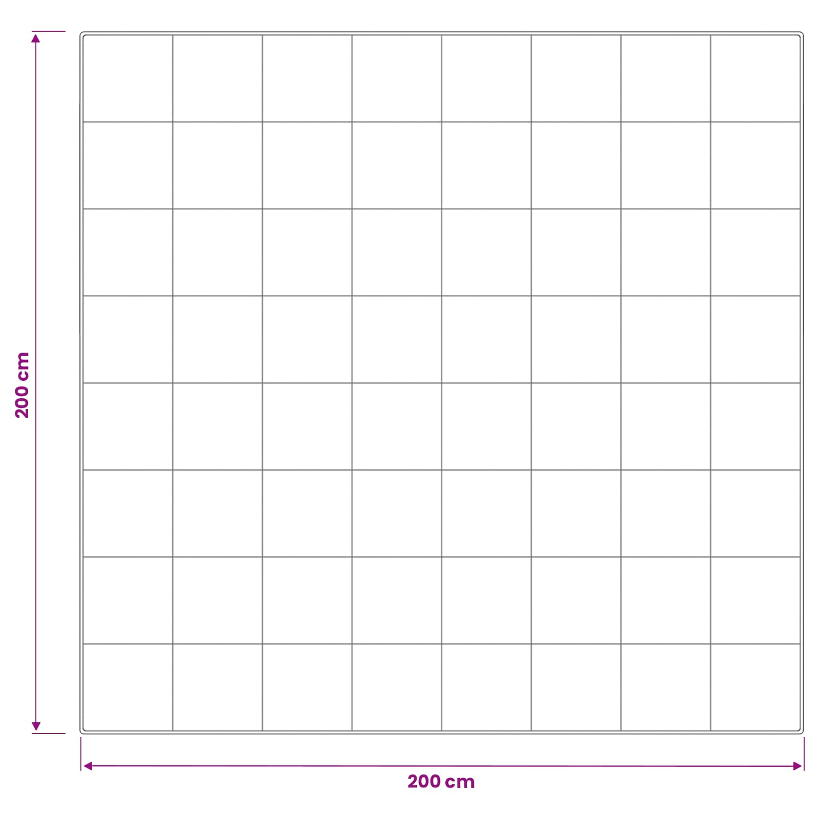 vidaXL Dekbed en Kussen Set 3 st 200x200 cm 4 seizoenen 220 GSM Wol