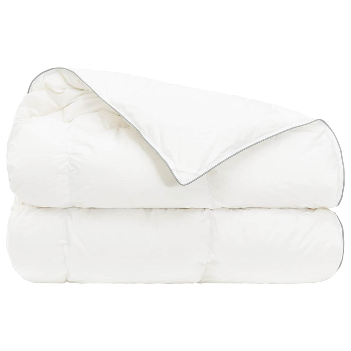 vidaXL Dekbed FULDA 137 x 200 cm Winter 300 GSM 90% Gansendons Wit